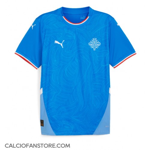 Maglia Calcio Islanda Prima Divisa 2024 Manica Corta